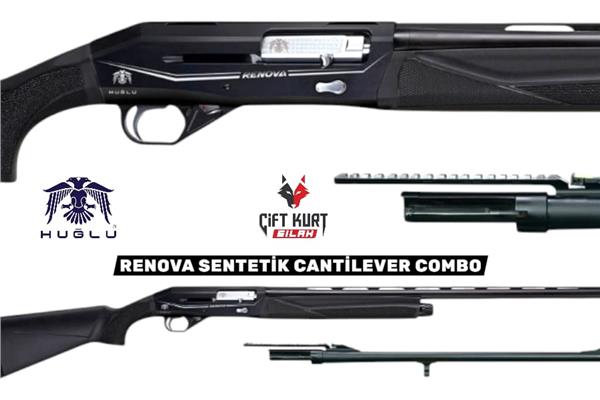Huğlu RENOVA SENTETİK CANTİLEVER COMBO Tüplü Şarjörlü Yarı Otomatik Av Tüfeği